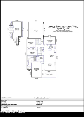 Property Slideshow image 2 of 78 | 2053 simmerman way, Leland, NC, 28451