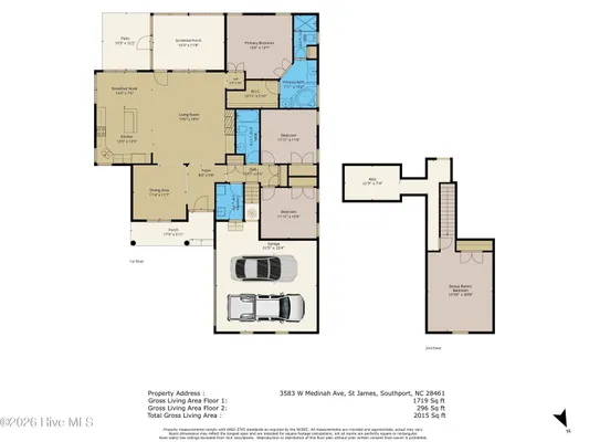 Property Slideshow image 3 of 80 | 3583 w medinah ave, Southport, NC, 28461