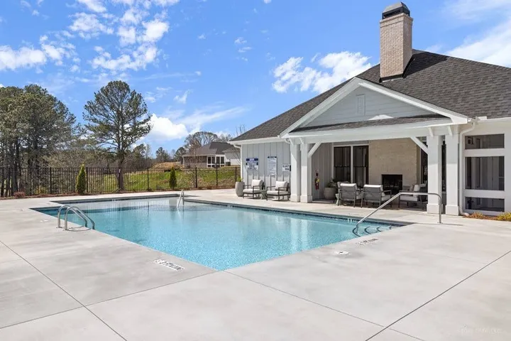 Community pool and clubhouse