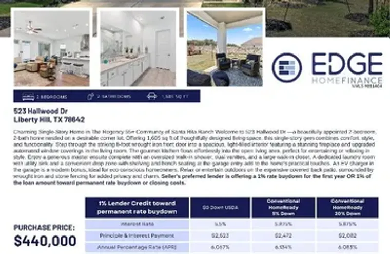 523 HALLWOOD DR, LIBERTY HILL, TX, 78642, Liberty Hill, TX 78642