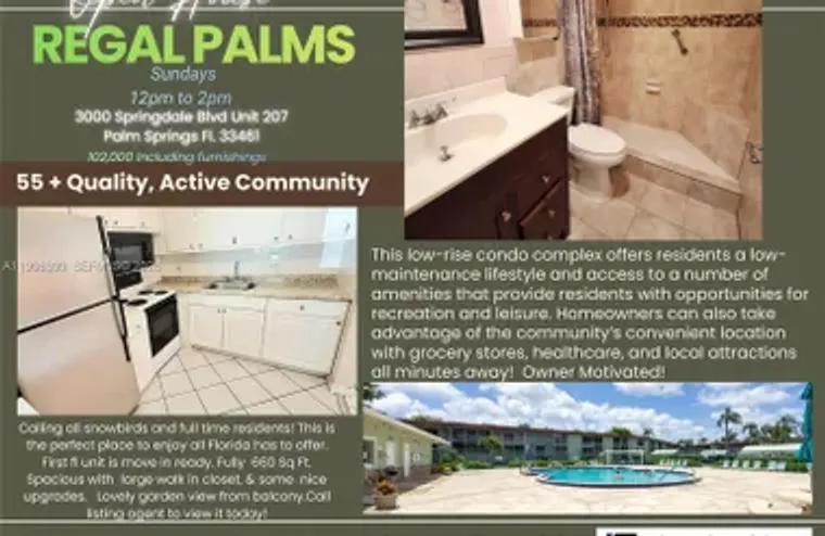 3000 SPRINGDALE BLVD V109, PALM SPRINGS,..., Palm Springs, FL 33461