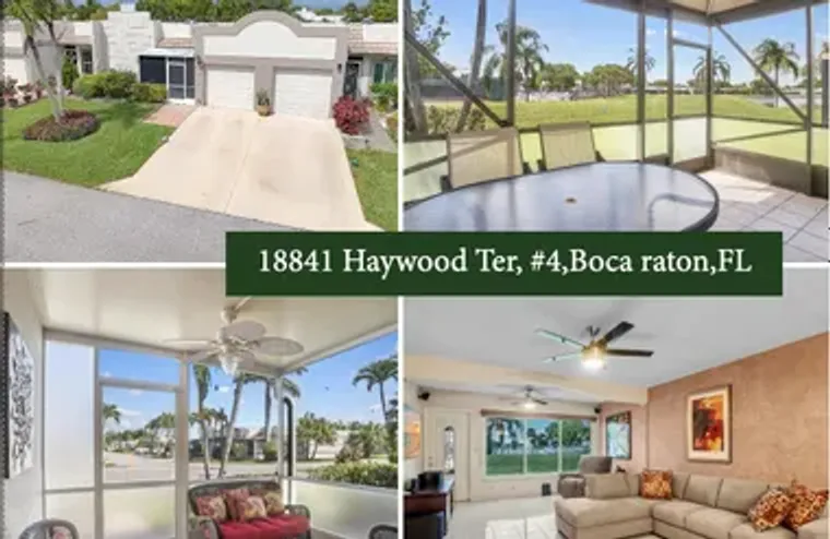 18841 HAYWOOD TER 4, BOCA RATON, FL, 334..., Boca Raton, FL 33496