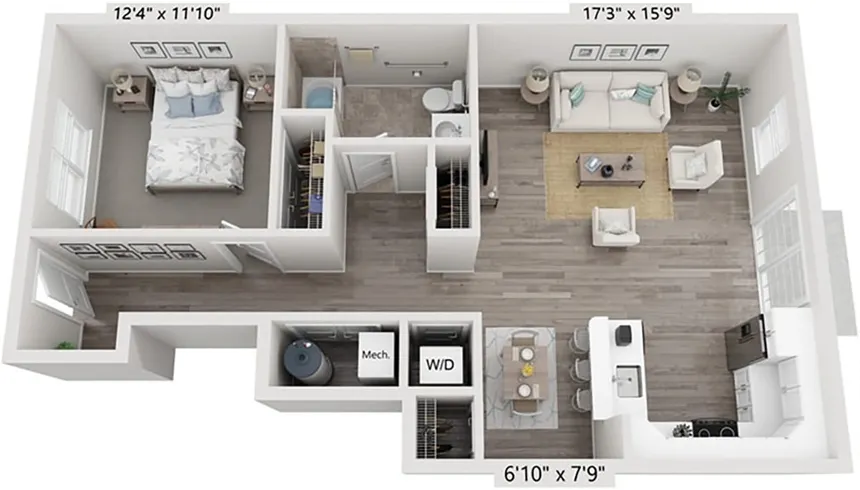 One Bedroom - Apartments