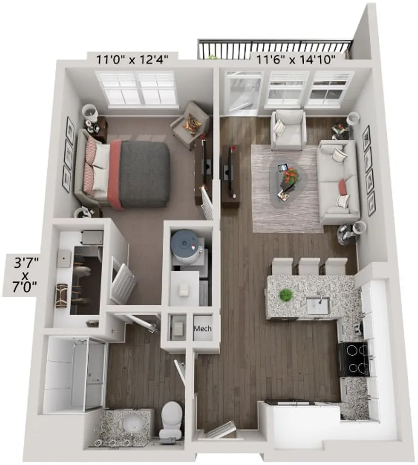 A1 – Indigo - Apartment Homes