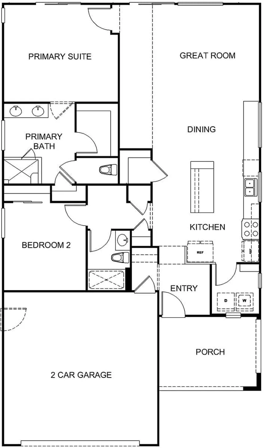 Plan 1 - Rosa