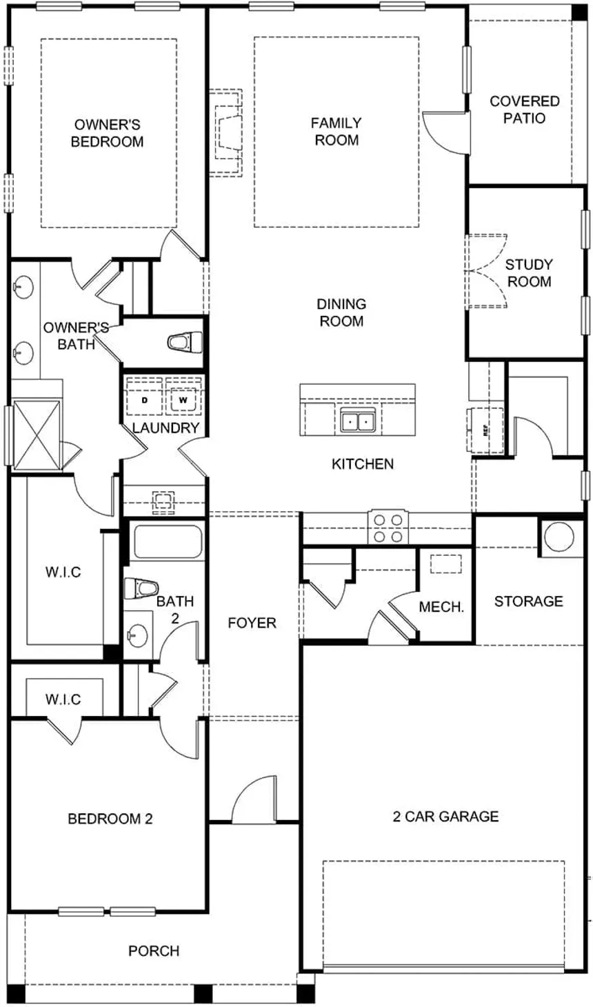 The Dawson A - Single-Family Homes