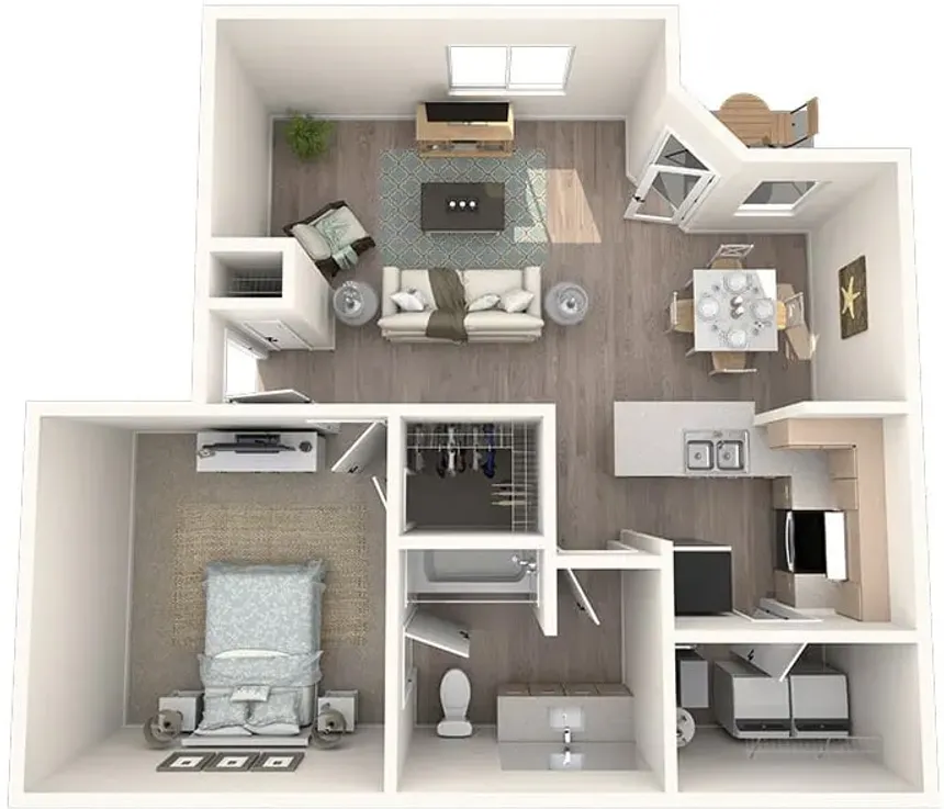 1 Bedroom - Apartment Homes