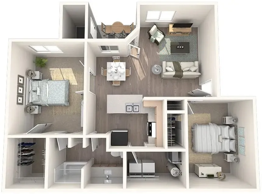 2 Bedroom - Apartment Homes