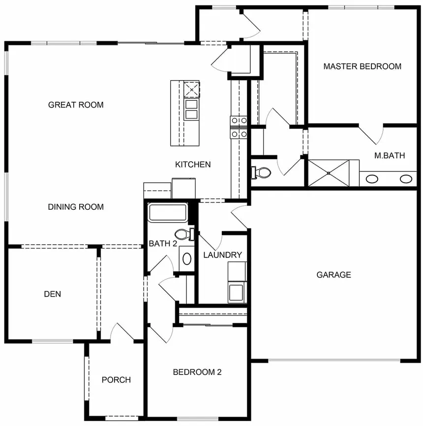 Plan 2 - Single-Family Homes