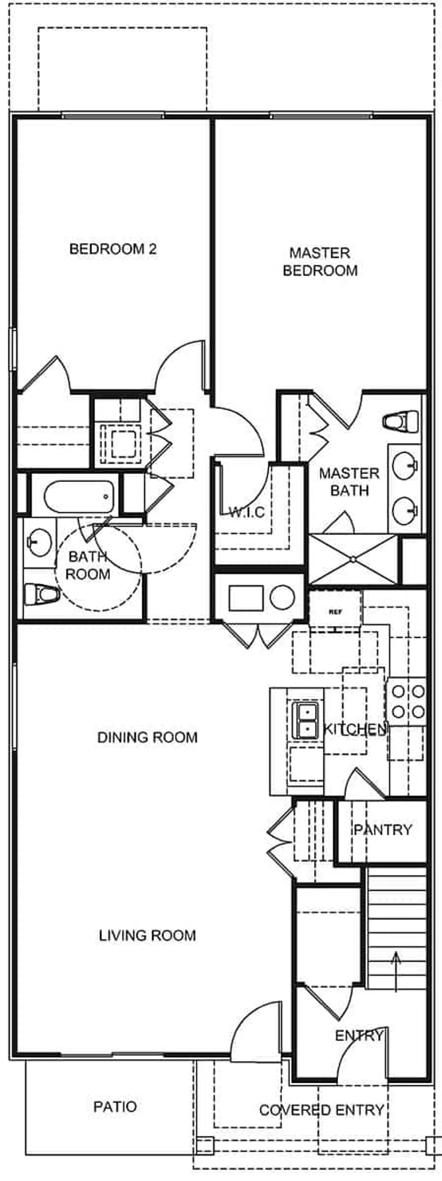 First-Floor Plan - Unit E - Condominiums