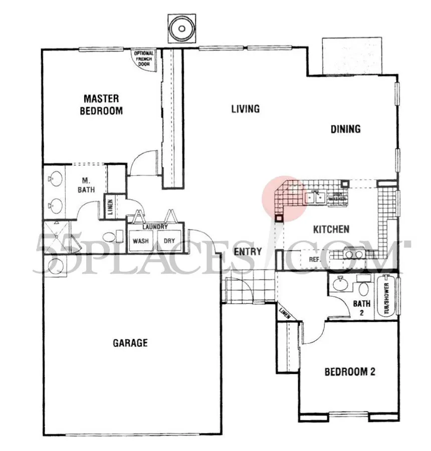 Plan 1166 - Single Family Homes