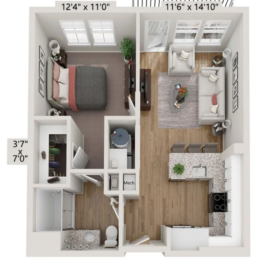 A1 - Indigo - Apartment Homes