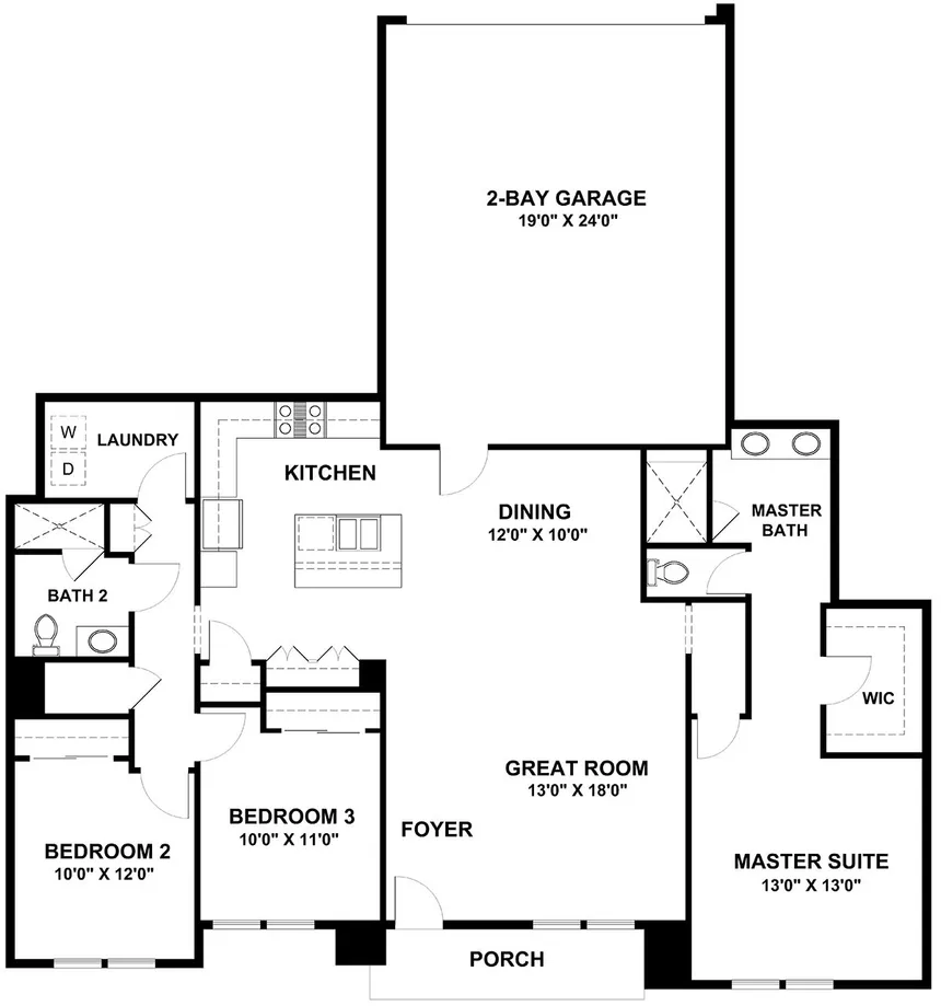 Residence 1B - Attached Homes