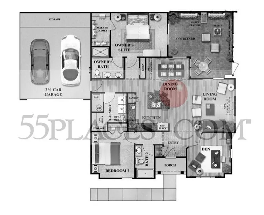 Colonnade - The Villas at Magnolia Lakes