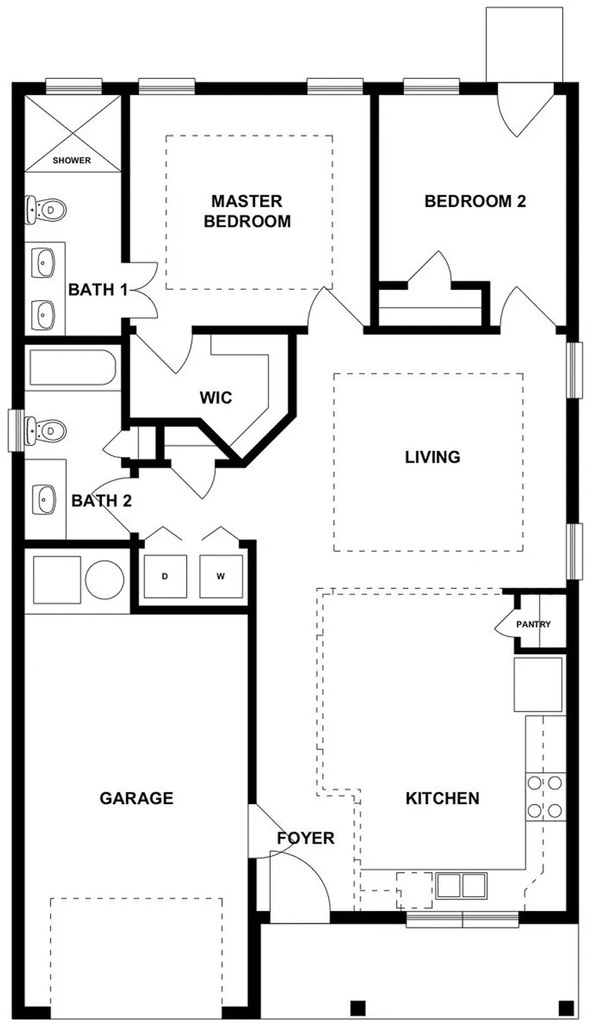 Plan AA - Townhomes