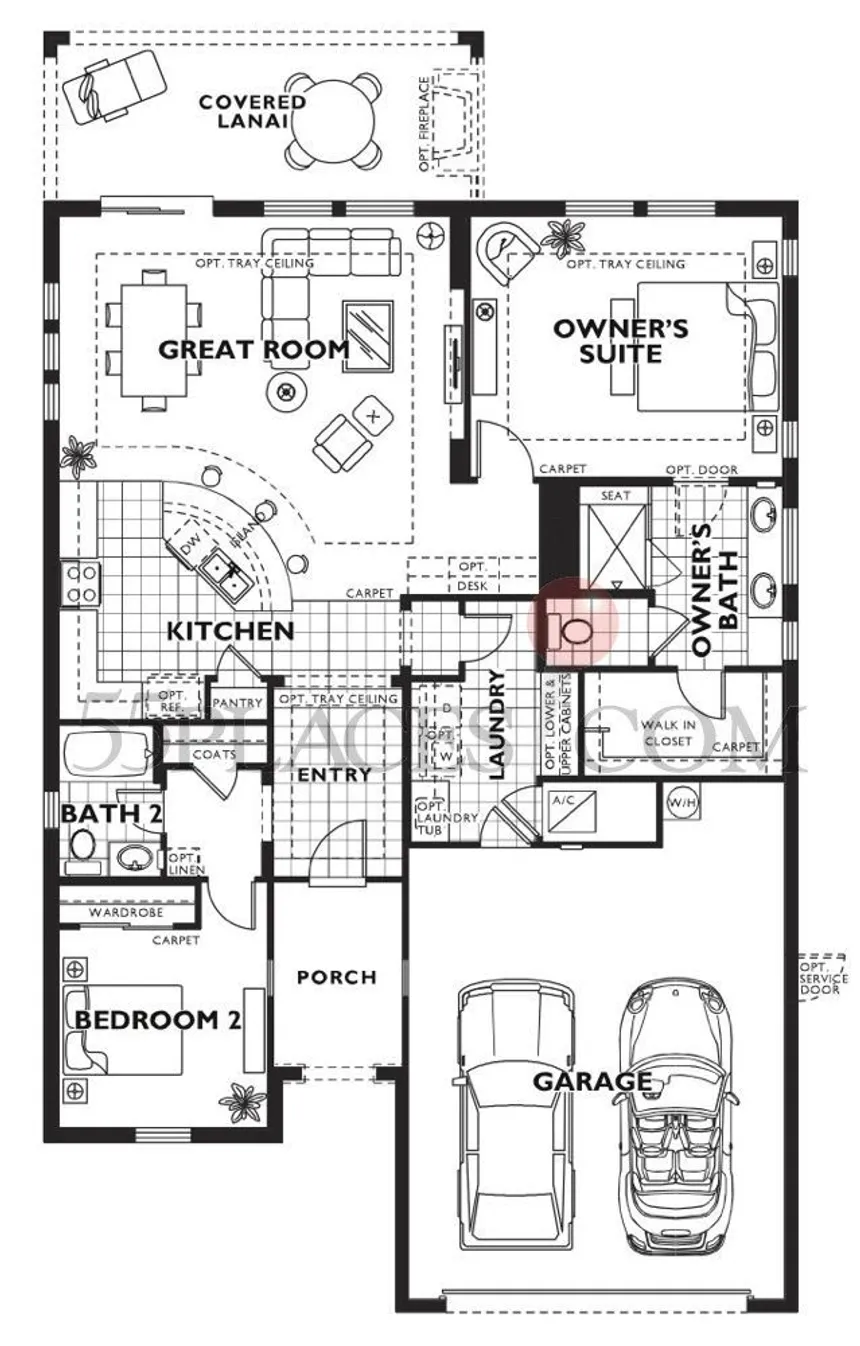 Hibiscus - Trellis Collection by Shea Homes