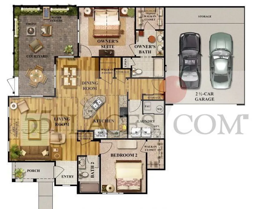 Bramante - Courtyard Series - Attached Homes