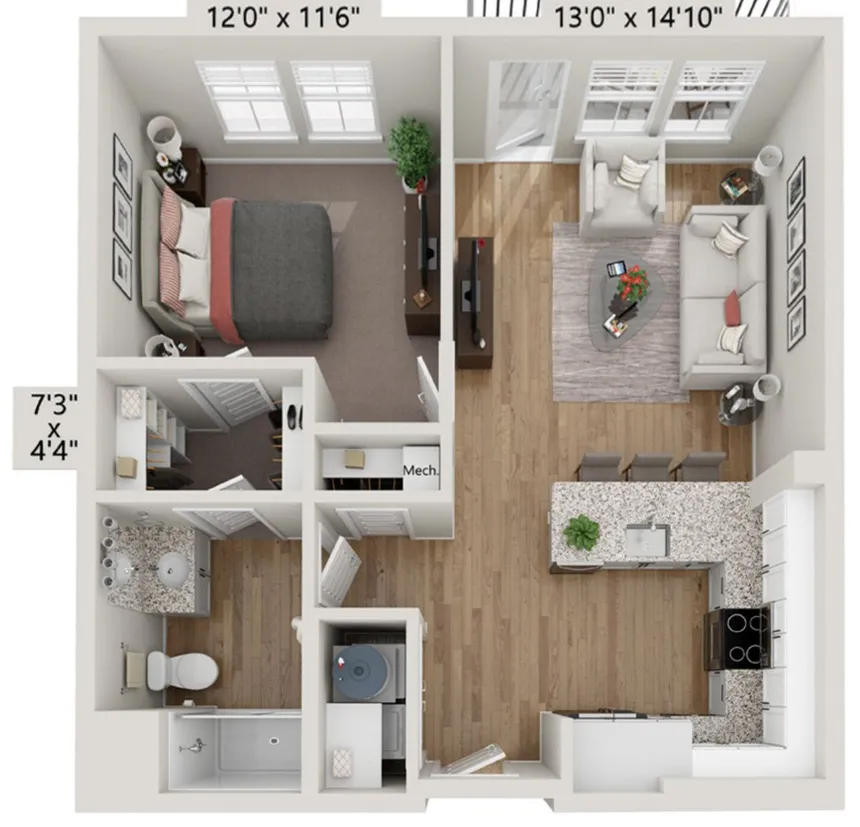 A3 - Cobalt - Apartment Homes