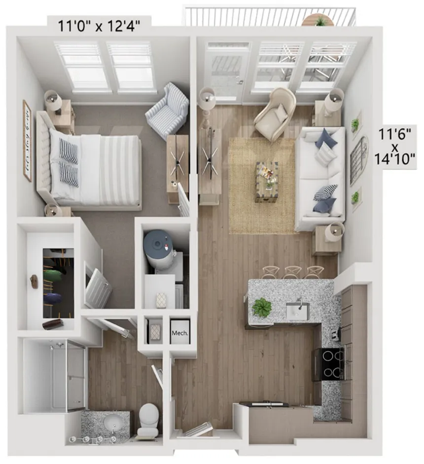 A1 - Amber - Apartment Homes