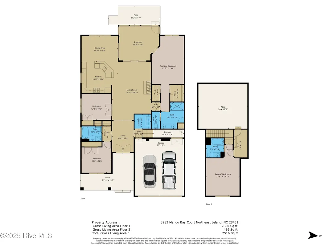 Property Slideshow image 1 of 74 | 8983 mango bay ct, Leland, NC, 28451