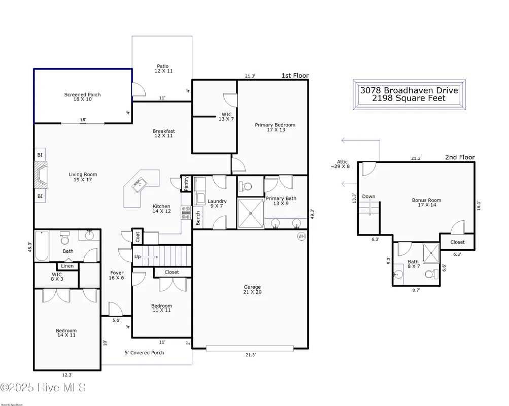 Property Slideshow image 1 of 70 | 3078 broadhaven dr, Leland, NC, 28451
